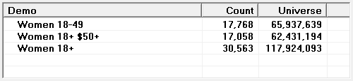1. Select demos to be combined in some way:
