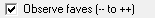 6. Observe faves?