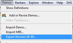 demo export cmd