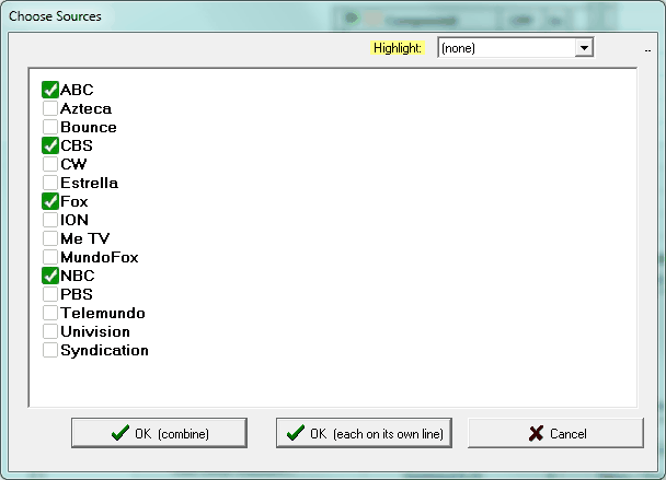 network choice